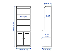 Изображение товара Хауга 221 white ИКЕА (IKEA) на сайте bintaga.ru